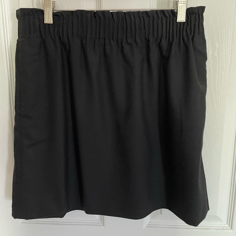 J. Crew Factory- Black Skirt- Wool Blend
